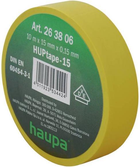 Image du produit Haupa Ruban isolant PVC 15mm 10m ge 105°C 0,15mm 263806 (15 mm)