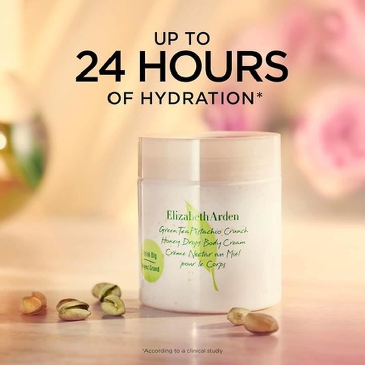 Actual product image Elizabeth Arden Green Tea Pistachio Crunch Honey Drops Body Cream 500ml (Body cream, 500 ml)