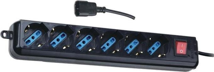 Productafbeelding Techly 300415 UPS-stekkerdoos met (6x, CEE 7/3, 1.50 m)