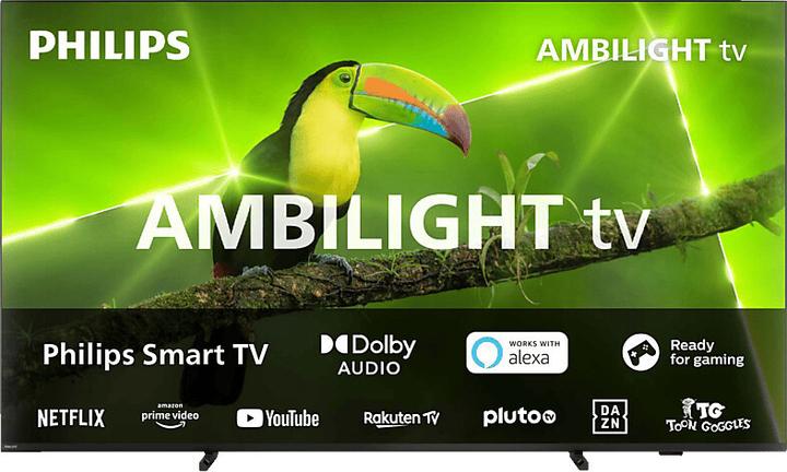 Produktbild Philips Smart TV with Ambilight 65PUS8008/12 65" (164cm), 4K UHD LED, 3840 x 2160, Wi-Fi, DVB-T/T2/T2-HD/C/S (65", LED, 4K, 2023)