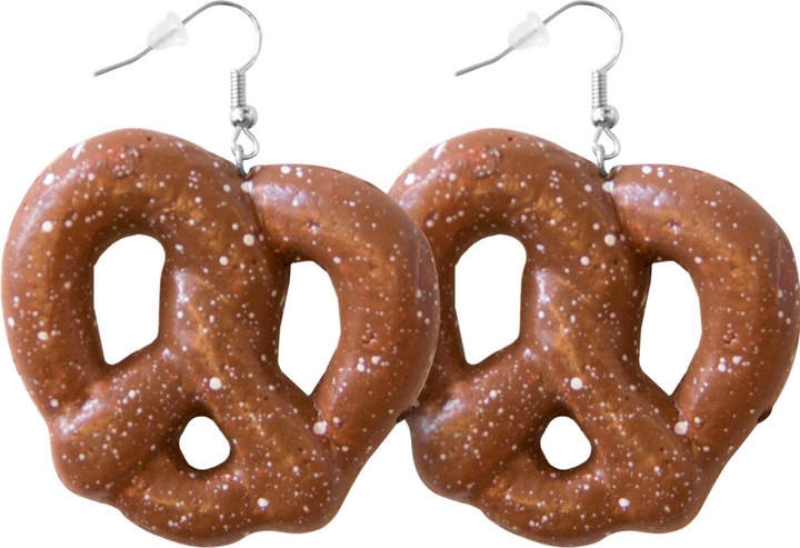 Folat Ohrring Brezel (Kunststoff)