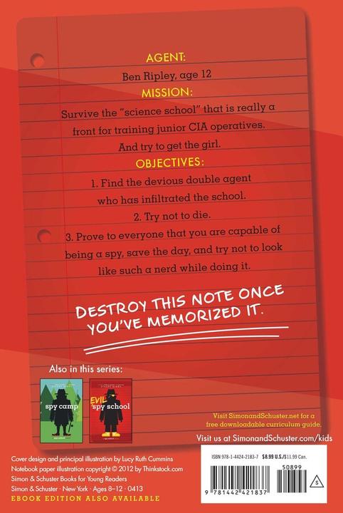 Produktbild Spy School (Englisch, Stuart Gibbs, 2013)