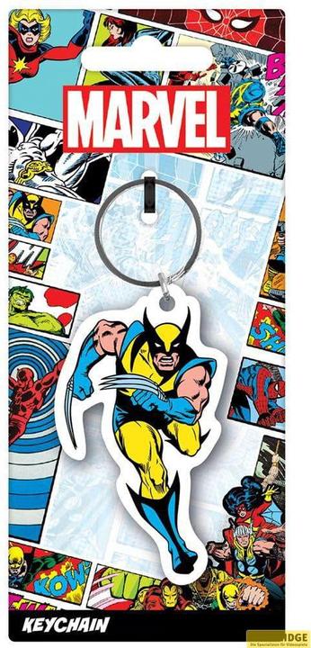 Actual product image Pyramid Marvel Comics porte-clés caoutchouc Wolverine