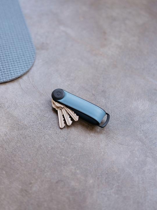 Produktbild Orbitkey Hybrid Leather Key Organiser - Lake Blue