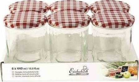 Actual product image Einkochwelt Preserve jars (6 pcs., 0.23 l)