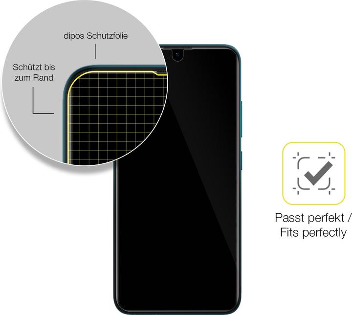 Produktbild Dipos Displayschutzfolie Full-Cover 3D (1 Stk., Oukitel C15 Pro)