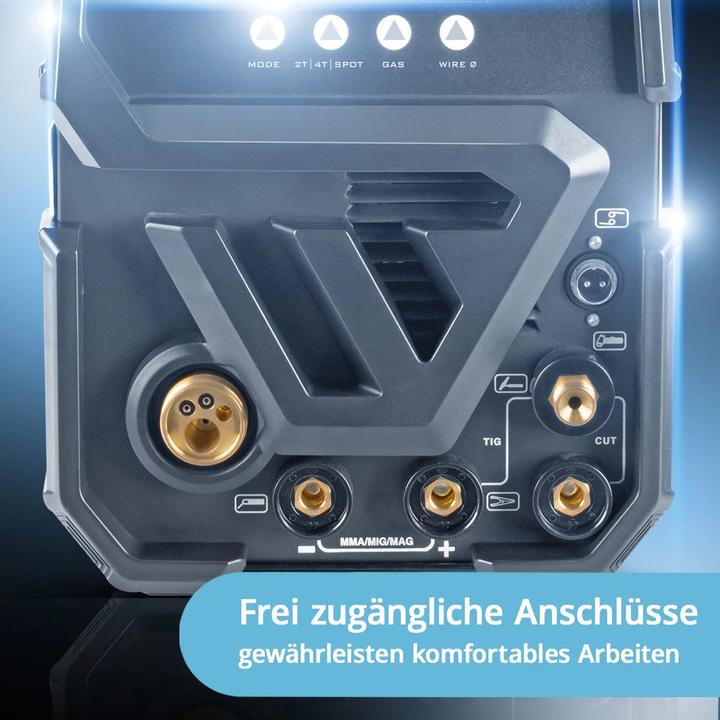 Image du produit Stahlwerk CTM-250 ST Soudeuse combinée numérique à onduleur 5-en-1 avec 200 A