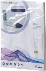 Productafbeelding Bong Gevouwen enveloppen hoge capaciteit sterk materiaal E4 406 x 305 x 50 mm 20 stuks wit (20 x)