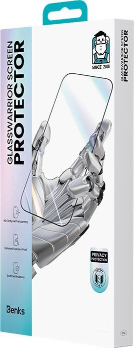 Image du produit Benks Gehärtetes Glas Glass Warrior Privacy für iPhone 14 Pro Max/15 Plus/16 Plus schwarz (Apple iPhone 14 Pro Max, Apple iPhone 15 Plus, Apple iPhone 16 Plus)