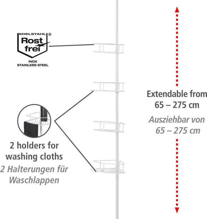 Produktbild Wenko Dolcedo (31 x 23 x 275 cm)