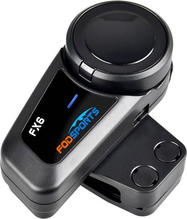 Productafbeelding Fodsports FX6 motorcycle intercom two-pack (black) (Set van 2)