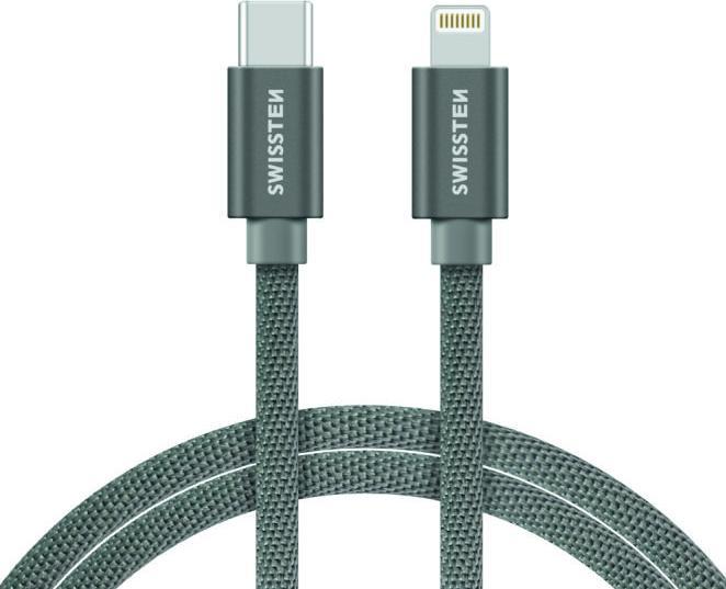 Produktbild Swissten USB C — Lightning (2 m, USB 2.0)