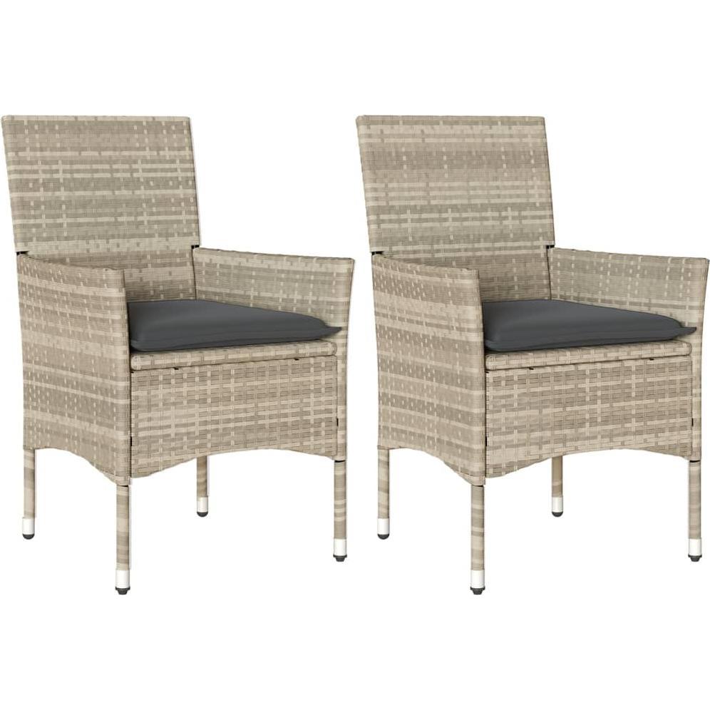 VidaXL, Gartenstühle, 10-tlg. Garten-Lounge-Set mit Kissen