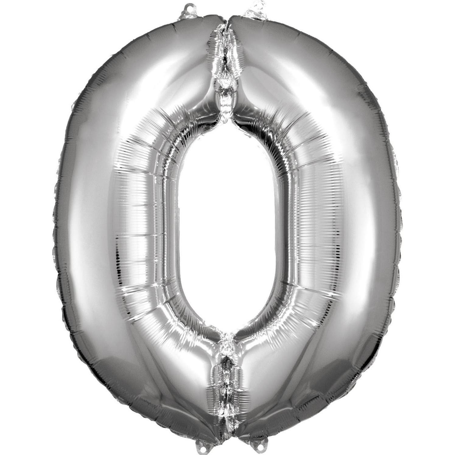 Amscan Folienballon Zahl 0