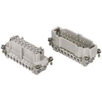 Thumbnail - ILME Steckdoseneinsatz 16-pol 16A,Schraubklemm, Elektronikkabel + Stecker, Silber