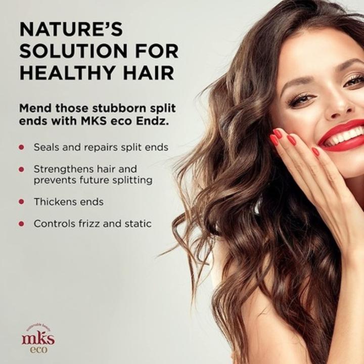 Actual product image Earthly Body MKS eco Endz Original Scent Split End Mender & Preventer 10 fl oz - Moroccan Argan Oil & Hemp Seed O (10 ml)