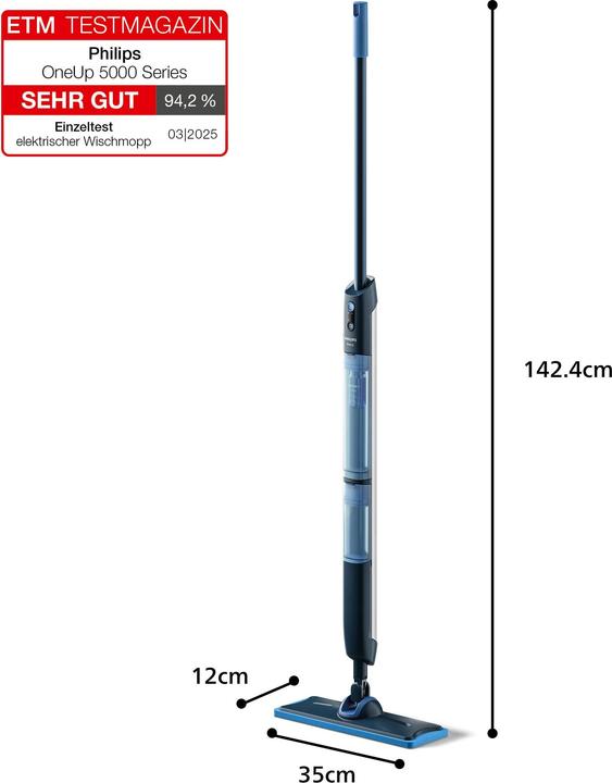 Productafbeelding Philips OneUp elektrische Mopp 5000 Series (Veeg)