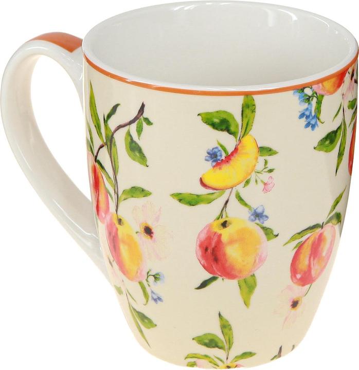 Produktbild Viana tassen mit Pfirsich-Muster für Frische und Stil in Ihrer Küche (400 ml, 2 x)