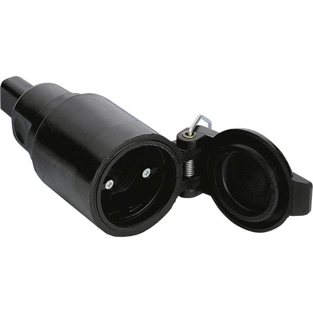 FNP, Presa di corrente, Steckdose Schwarz Oberfläche 16 A