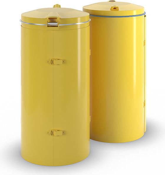 Produktbild VAR Stahlblech-Abfallsammler für 120-l-Sack (120 l)