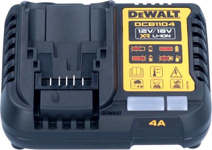 Productafbeelding DeWalt DCB 1104 H4 Accu Startset 12 V / 18 V 4x Powerstack Accu 5.0 Ah + DCB 1104 Lader (18 V)