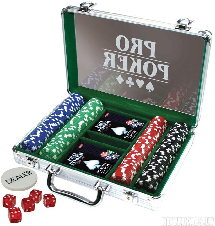 Produktbild Tactic Pro Pokerkoffer, 200 chips (Niederländisch, 2 - 8 Spieler)
