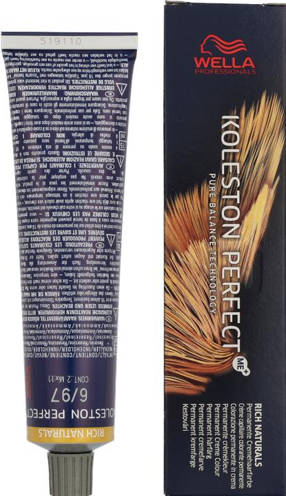 Actual product image Wella Koleston Rich Naturals (6/97 dark blond cendré-brown)
