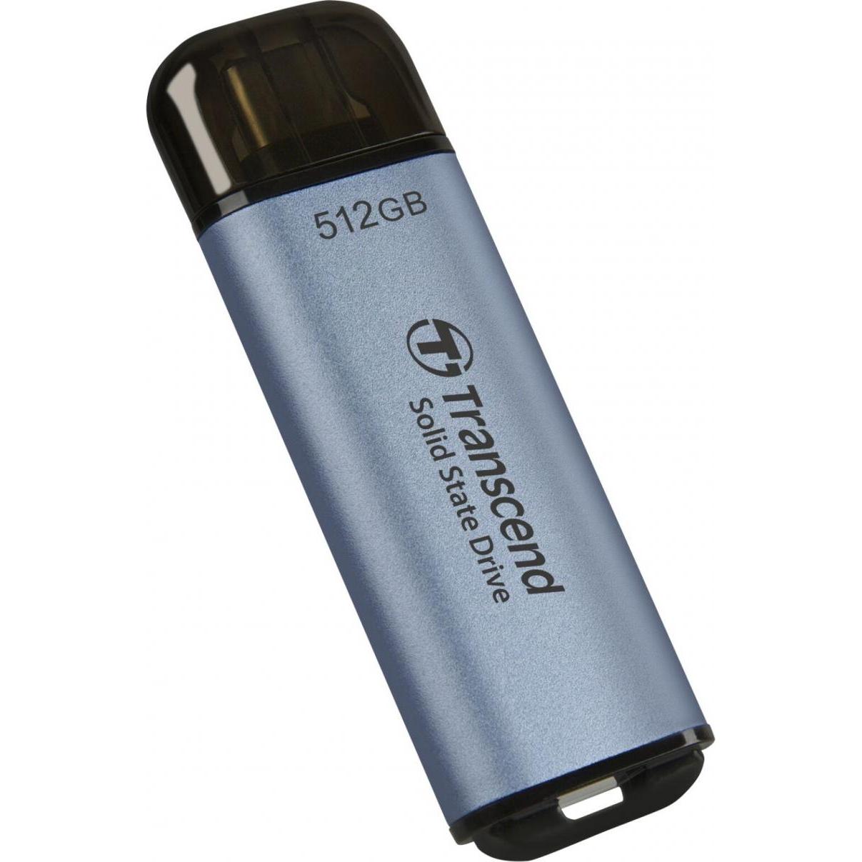 Thumbnail - Transcend ESD300 (512 GB, USB-C), USB Stick, Blau