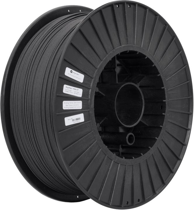 Actual product image Polymaker PolyMide PA6-CF - Black - 1.75mm (Nylon, Carbon, 1.75 mm, 2000 g, Black)