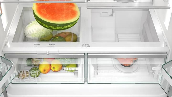 Actual product image Siemens iQ700, Kühl-Gefrier-Kombination, mehrtürig, 183 x 90.5 cm, BlackSteel, KF96DPXEA (574 l)