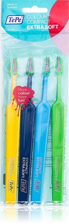 Actual product image TePe Colour Compact Extra Soft Toothbrush (Extra soft)