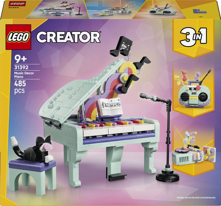 Produktbild LEGO Deko-Klavier mit Katze (31392, LEGO Creator Expert)
