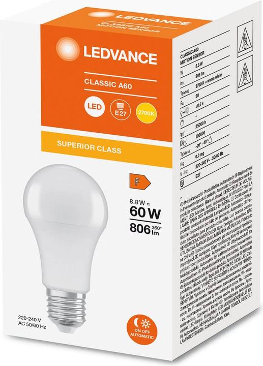 Actual product image Ledvance LED sensor lamp (E27, 806 lm, 1x)