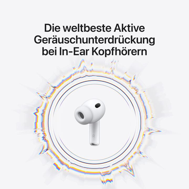 Produktbild Apple AirPods Pro 3.Gen mit MagSafe (ANC, 8 h, Kabellos)
