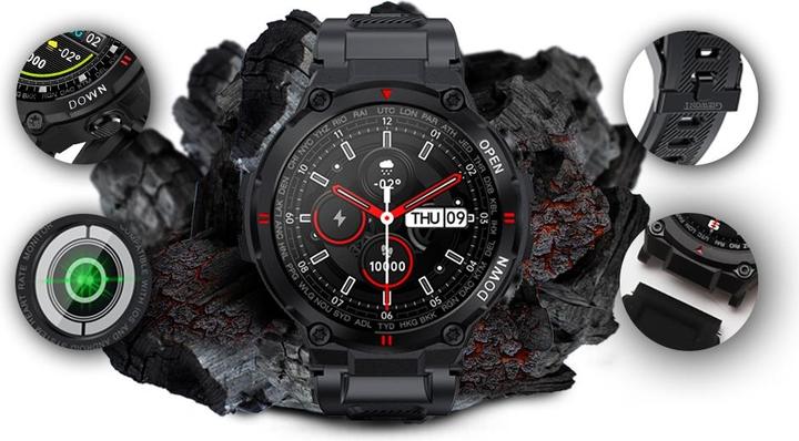 Actual product image Giewont GW430-1, Black (45.40 mm)