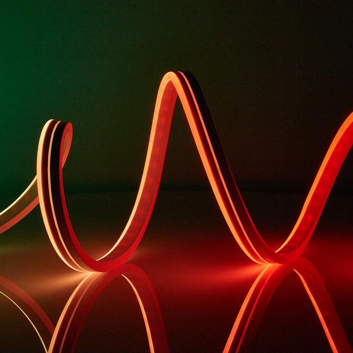 Image du produit Nedis WIFILN51CRGB Smart Full Color LED pásek Wi-Fi | Více barev | 5000 mm | IP65 | 960 lm, F (Multicolore, 500 cm, Extérieur, Intérieur)