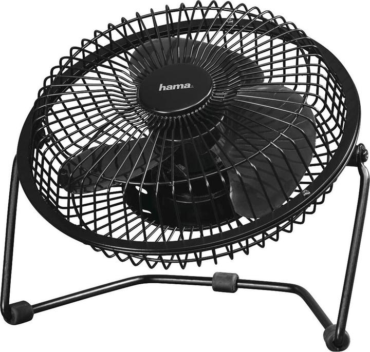 Immagine prodotto Hama Ventilatore da tavolo USB in metallo, 15 cm (6) (67 dB)