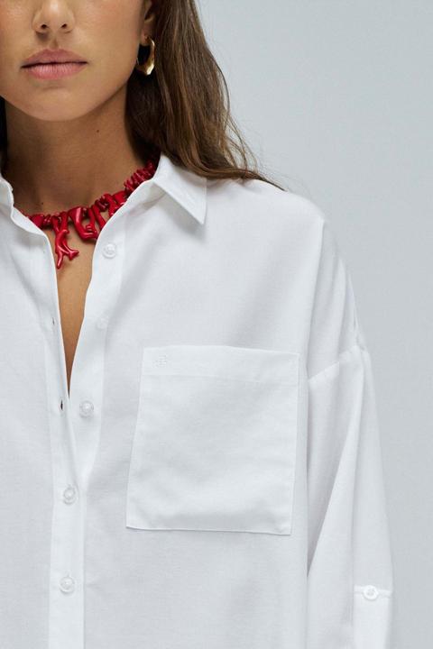 Produktbild Salsa Jeans Langarmbluse Oversize Basic (L)