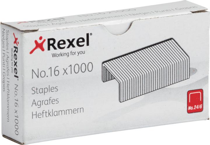 Actual product image Rexel Staples No. 16 (1000x)