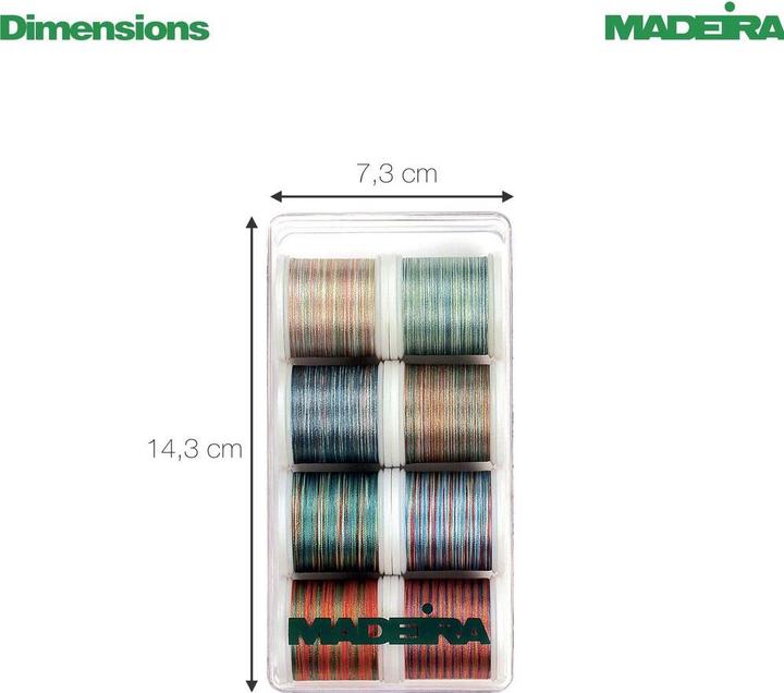 Produktbild Madeira Stickgarn Polyneon Multicolor (200 m)