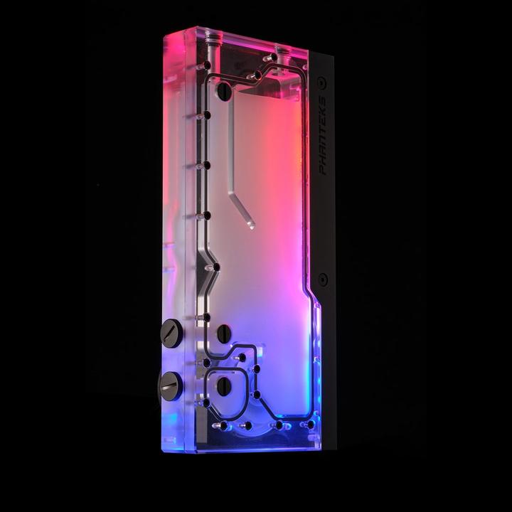Produktbild Phanteks R260C Reservoir - transparente Acryl-Backplate, für D5, ARGB-LED