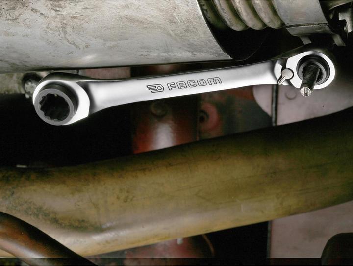 Actual product image Facom Quatro Ratcheting Spanner Set, 2 Piece