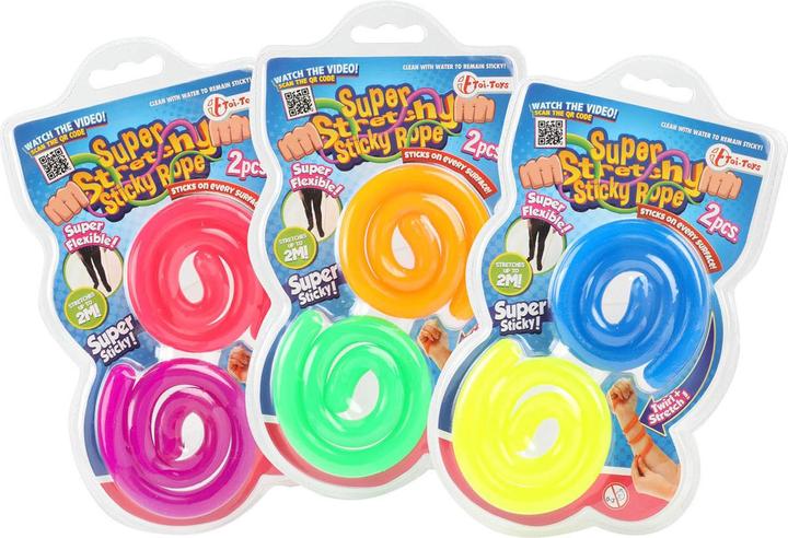 Productafbeelding Toi-Toys Zelfklevende rekbare touwen, 2st.
