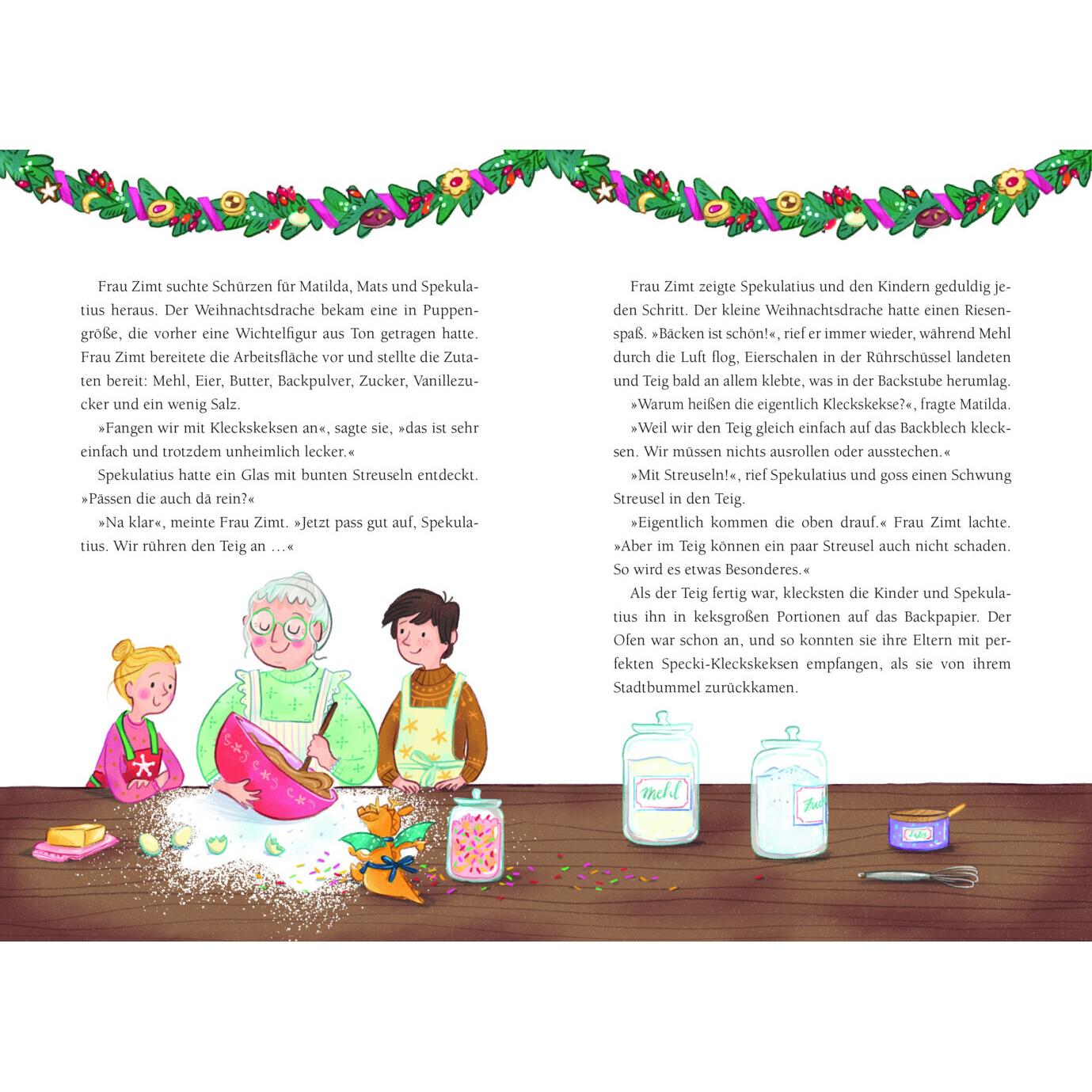 Thumbnail - Spekulatius, der Weihnachtsdrache, und das Lebkuchenwunder, Kinderbücher von Tobias Goldfarb