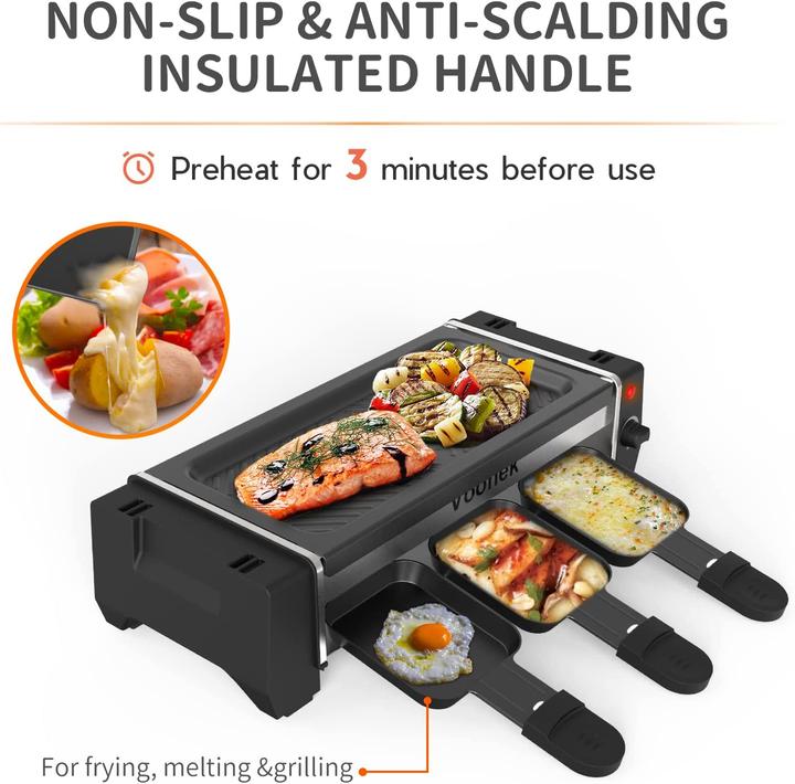 Image du produit Voohek Gril à raclette Mini
