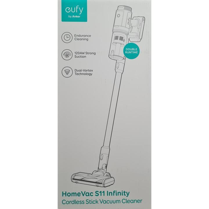 Immagine prodotto eufy HomeVac S11 Infinity, aspirapolvere a mano e a bastone 2 in 1, ideale per tappeti e...