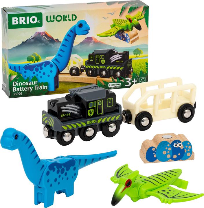 Actual product image Brio Dinosaur Battery Train