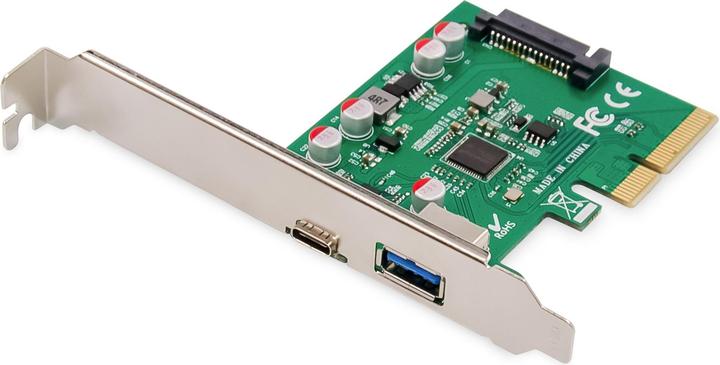 Actual product image Digitus PCIe card, USB Type-C™ + USB-A