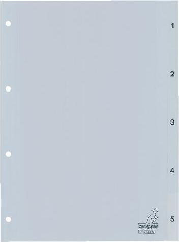 Kangaro Presentation ring binder A4 4-rings D-20mm grey /Stationary