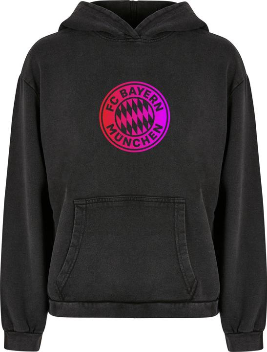 Produktbild FC Bayern München Ladies Logo RP Acid Washed Oversized Hoody - 131337 (XXL)